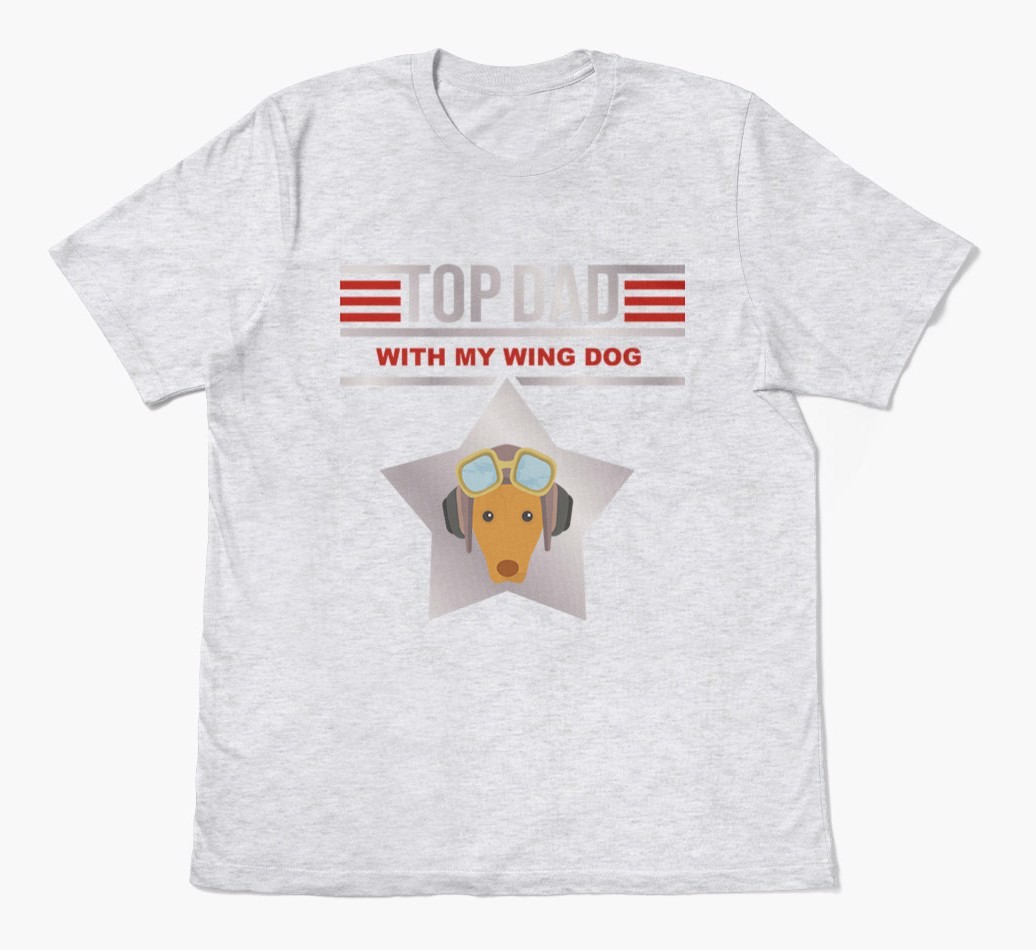 Top Dad: Personalised {breedFullName} T-shirt