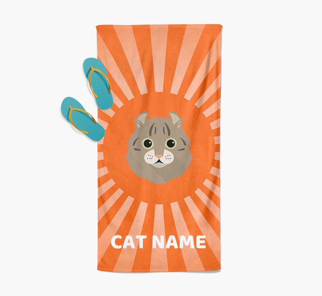 'Rays' - Personalised {breedFullName} Towel