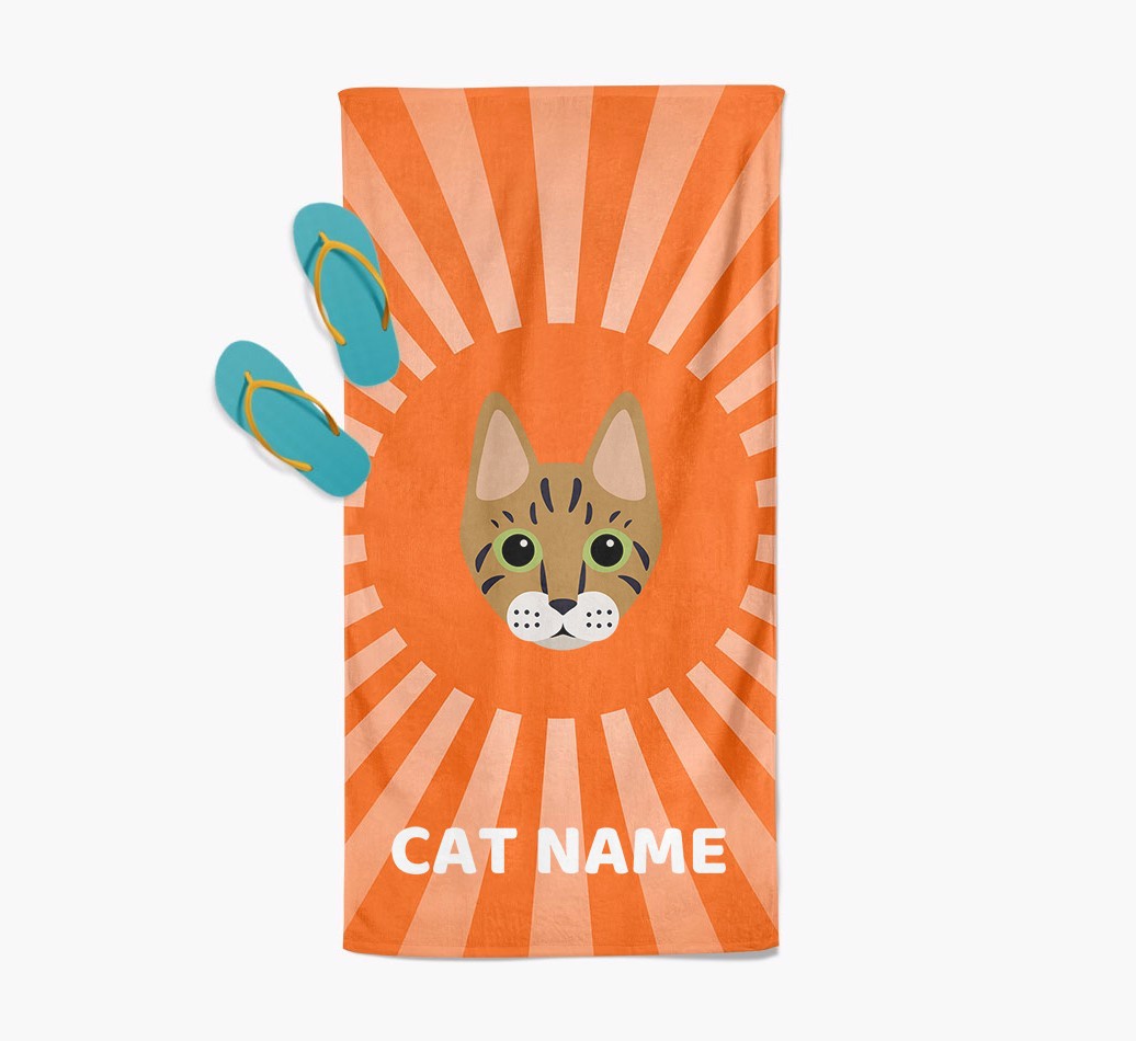 'Rays' - Personalised {breedFullName} Towel