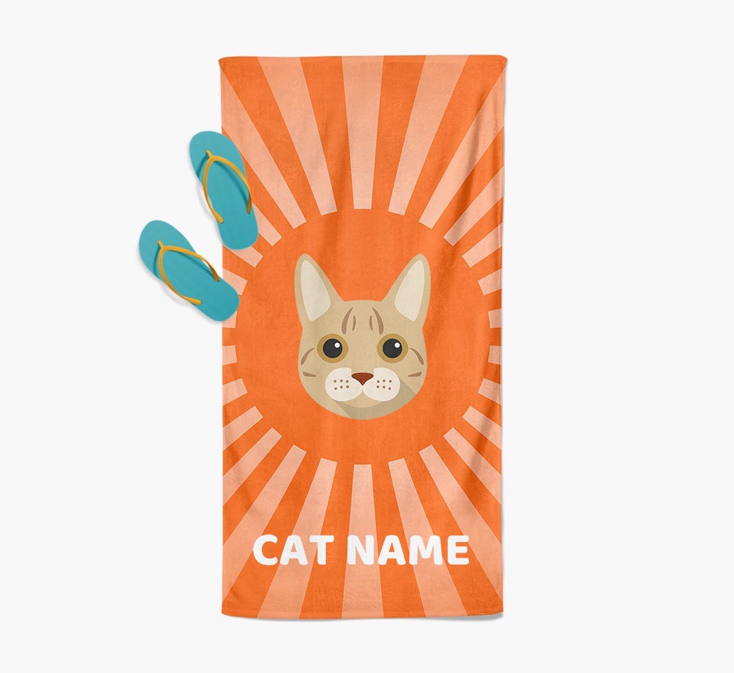 'Rays' - Personalised {breedFullName} Towel