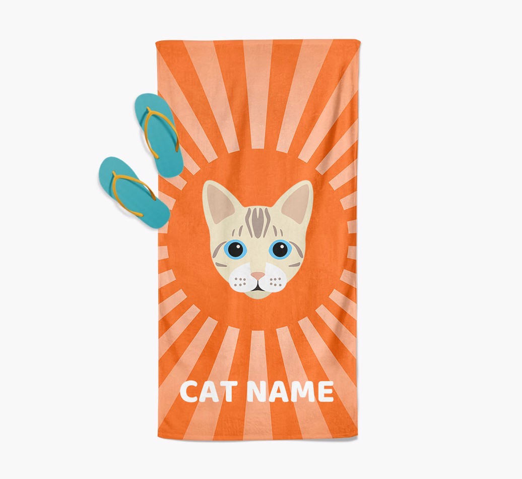 'Rays' - Personalised {breedFullName} Towel