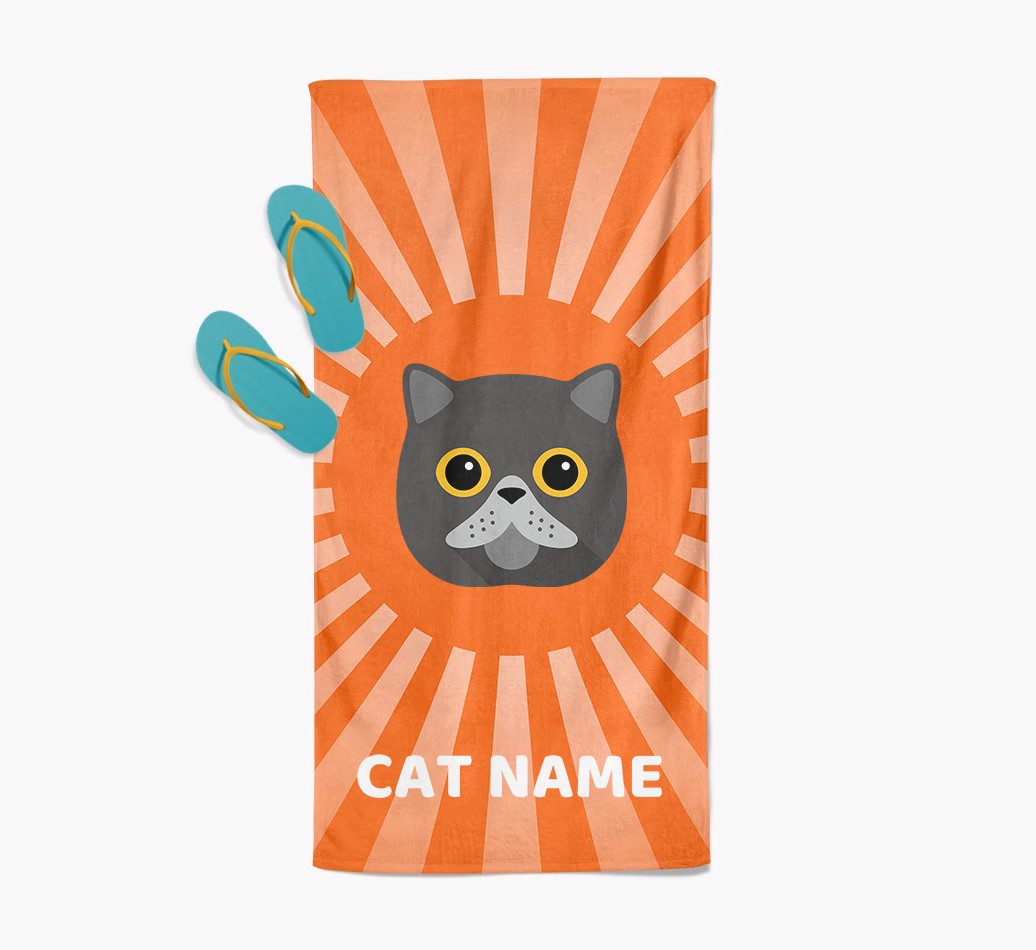 'Rays' - Personalised {breedFullName} Towel