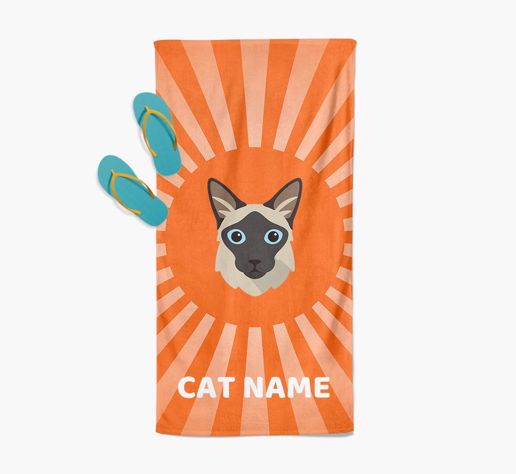 'Rays' - Personalised {breedFullName} Towel