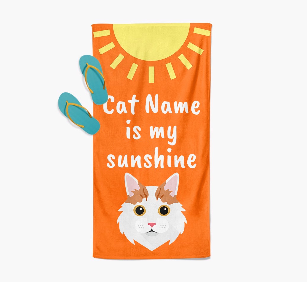'Sunshine' - Personalised {breedFullName} Towel