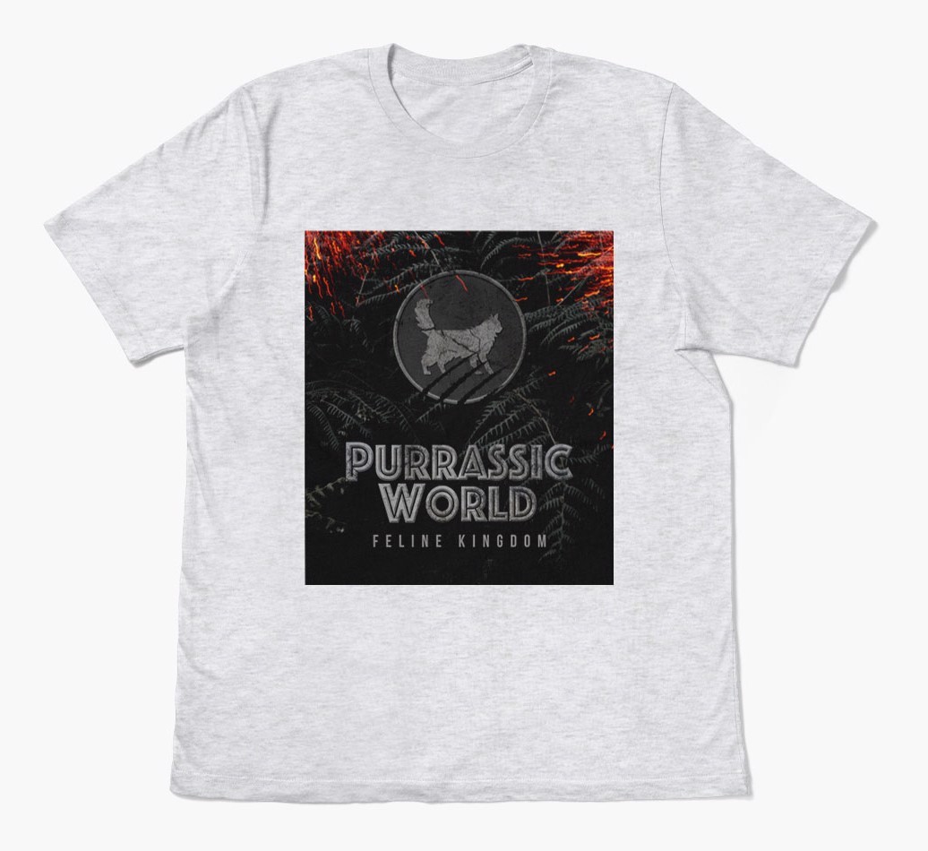 Purrassic World: Personalised {breedFullName} T-Shirt