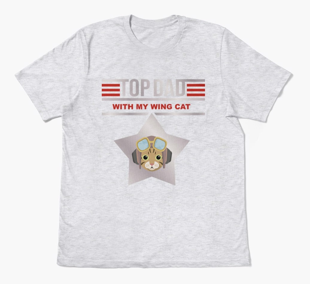 Top Dad: Personalised {breedCommonName} T-shirt
