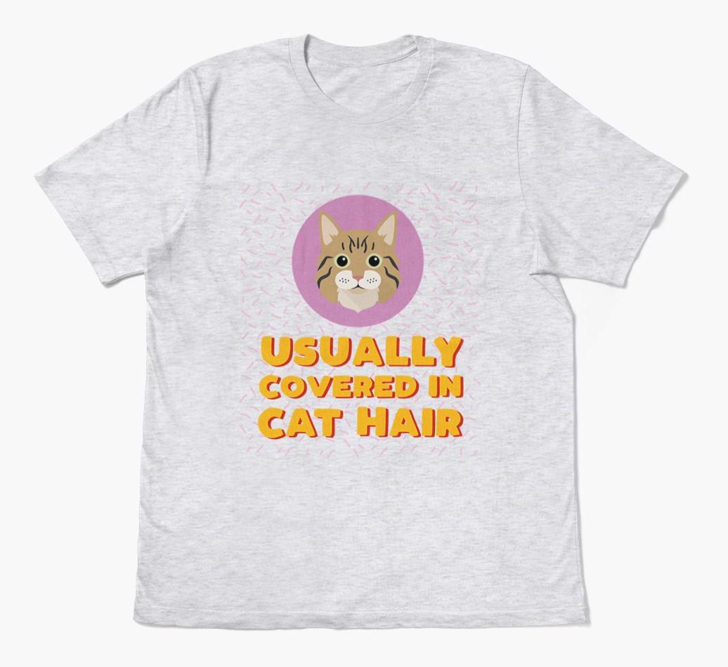 ‘Covered In Cat Hair' - Personalized {breedFullName} T-Shirt