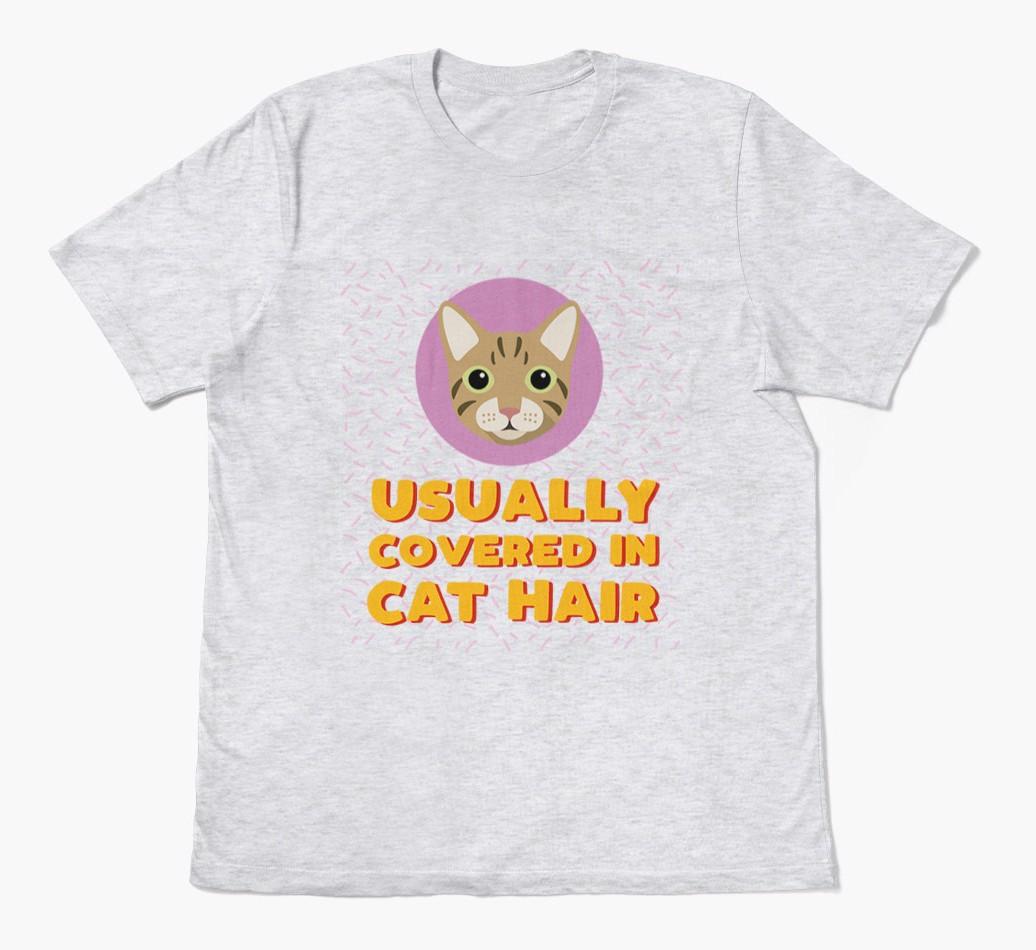 ‘Covered In Cat Hair' - Personalized {breedFullName} T-Shirt