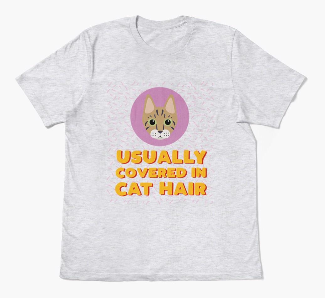 ‘Covered In Cat Hair' - Personalized {breedFullName} T-Shirt