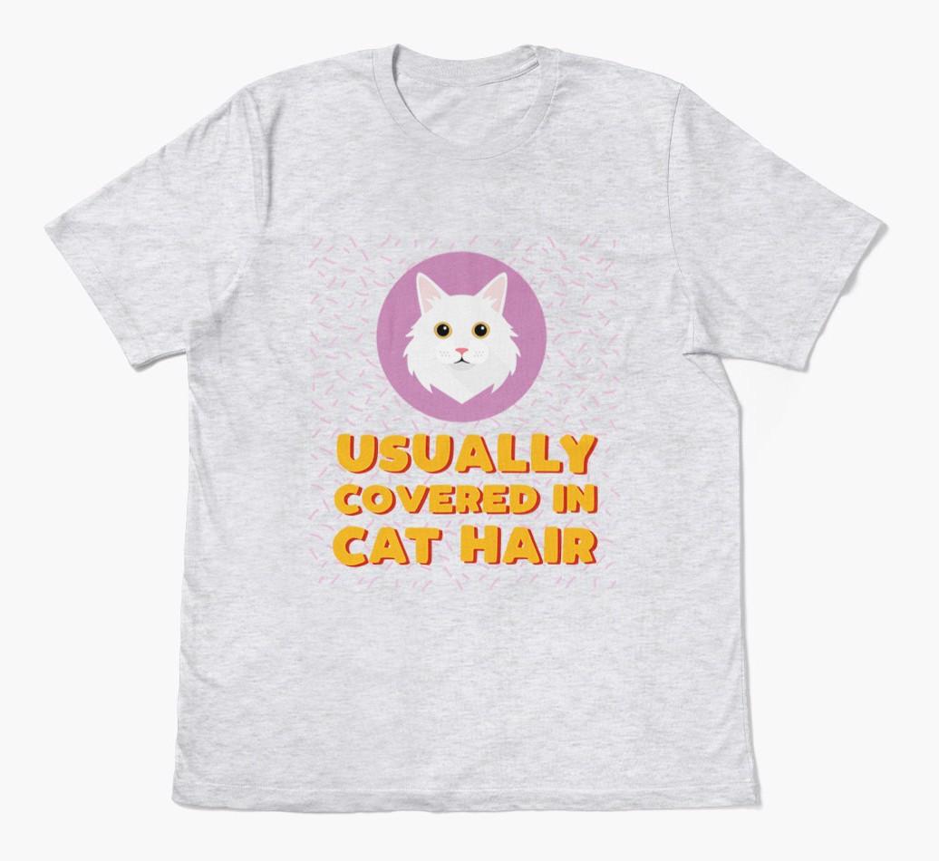 ‘Covered In Cat Hair' - Personalized {breedFullName} T-Shirt