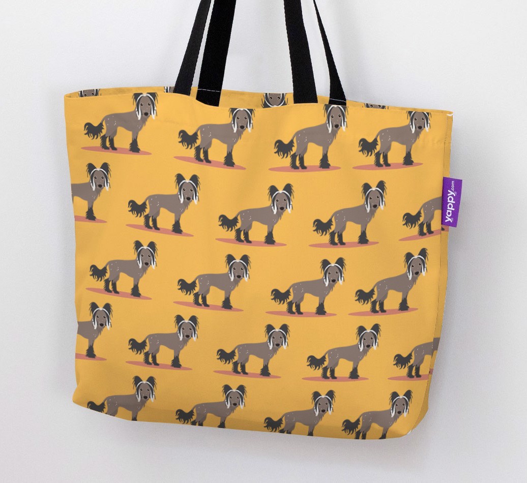 Yappicon Profile Pattern: Personalised {breedFullName} Canvas Bag