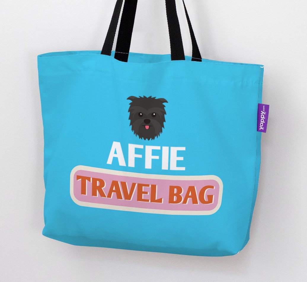 Travel Bag: Personalised {breedFullName} Canvas Bag