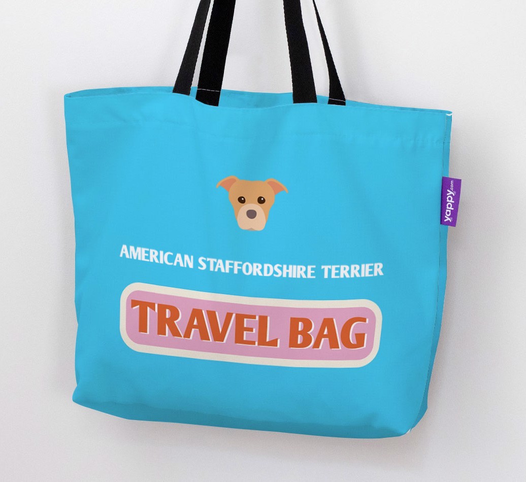 Travel Bag: Personalised {breedFullName} Canvas Bag