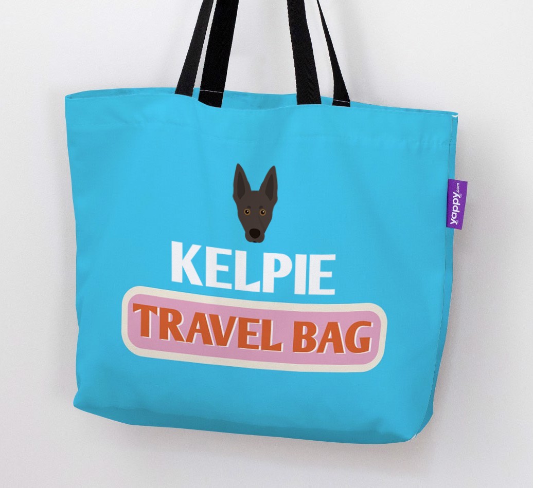 Travel Bag: Personalised {breedFullName} Canvas Bag