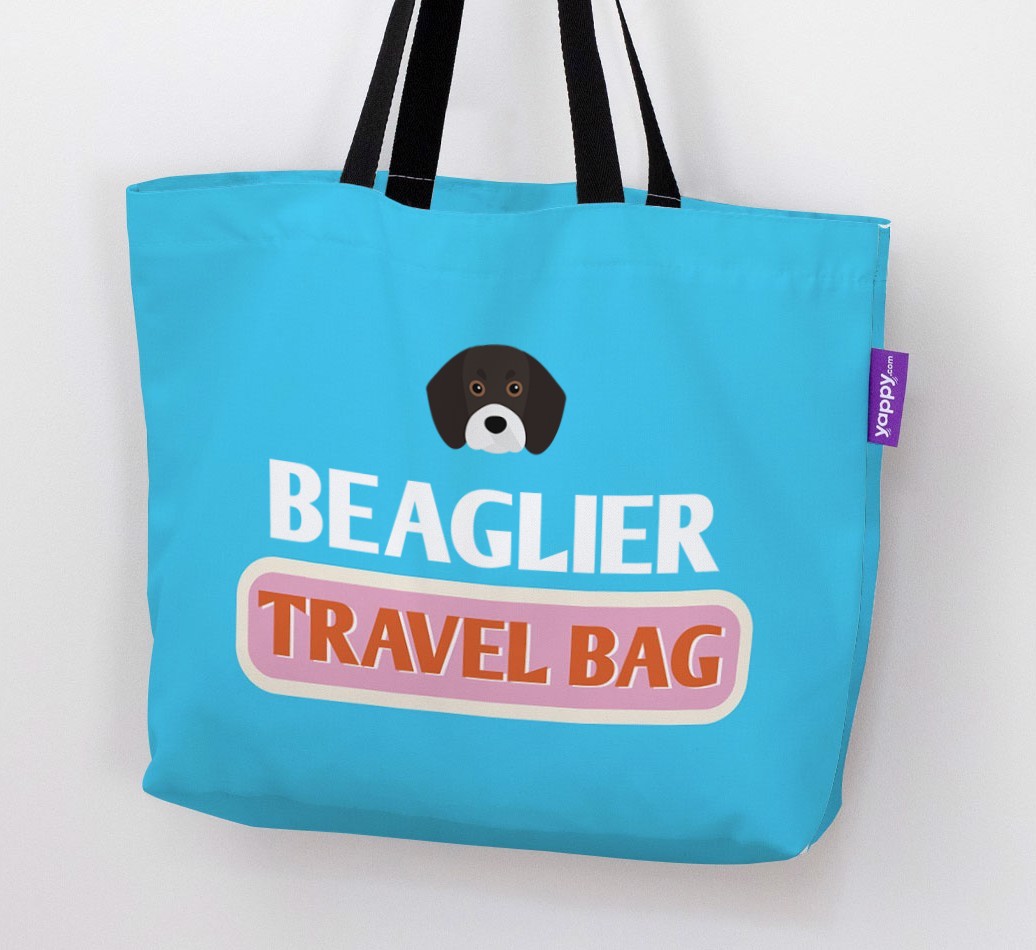 Travel Bag: Personalised {breedFullName} Canvas Bag