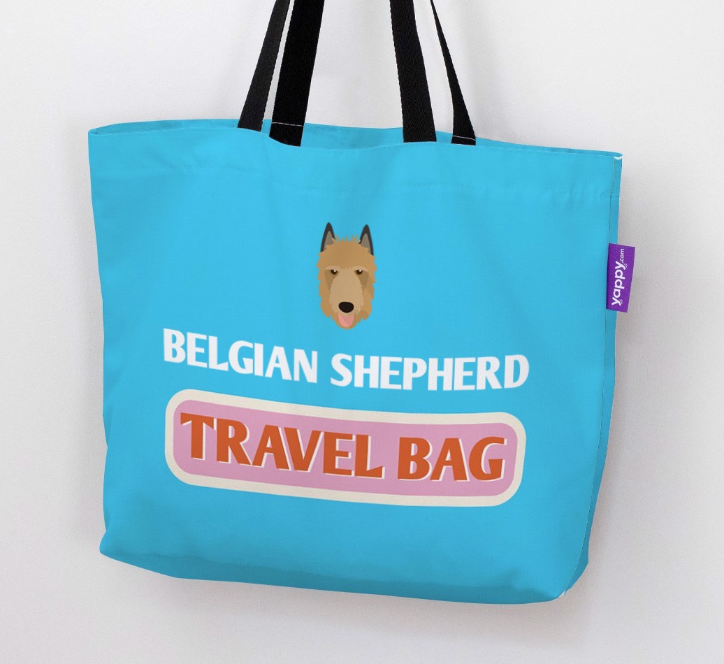 Travel Bag: Personalised {breedFullName} Canvas Bag