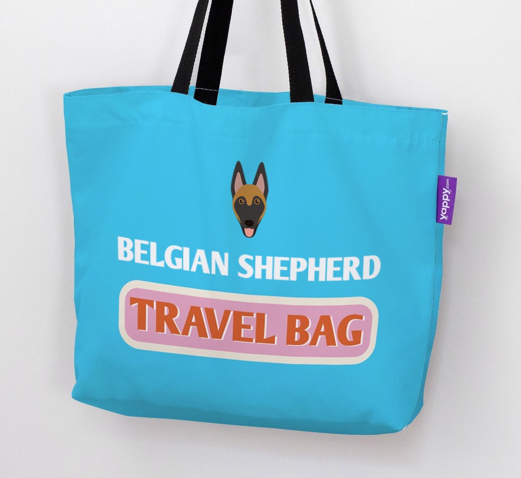 Travel Bag: Personalised {breedFullName} Canvas Bag