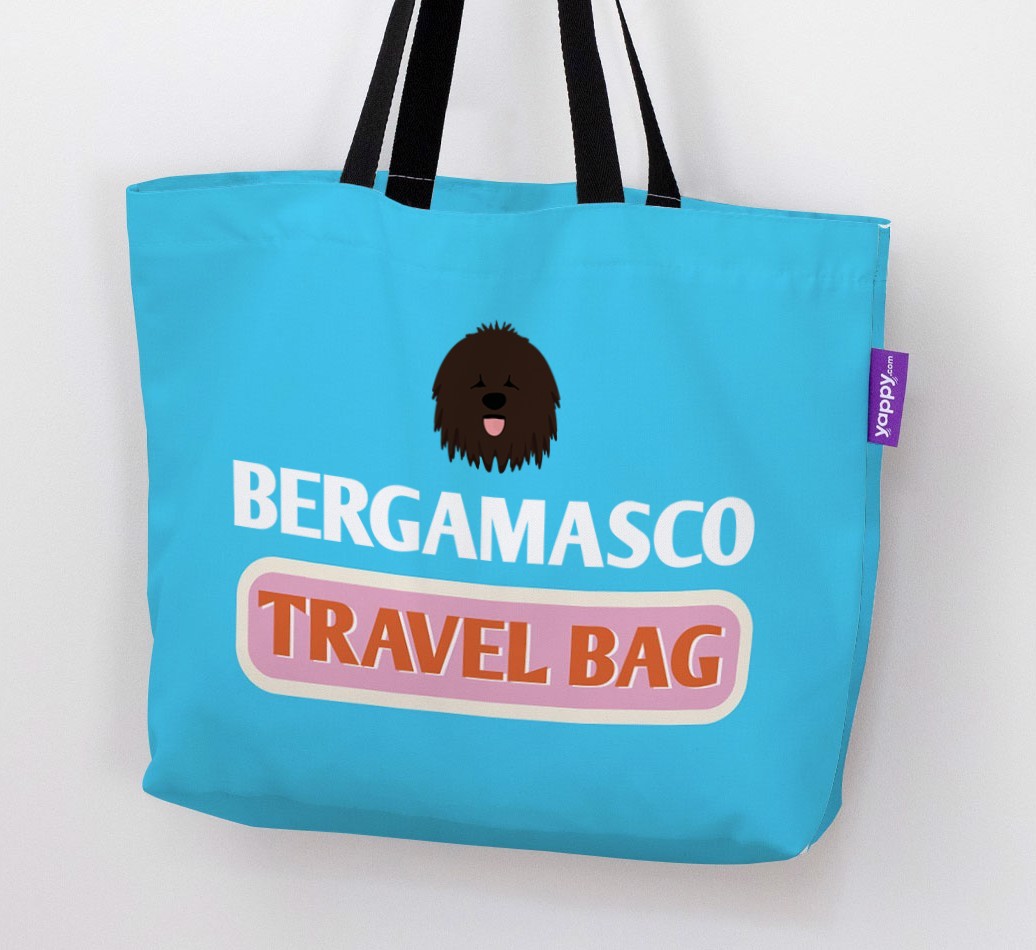Travel Bag: Personalised {breedFullName} Canvas Bag