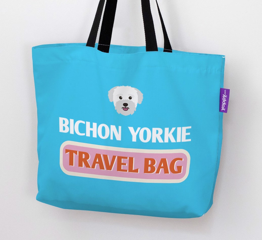 Travel Bag: Personalised {breedFullName} Canvas Bag