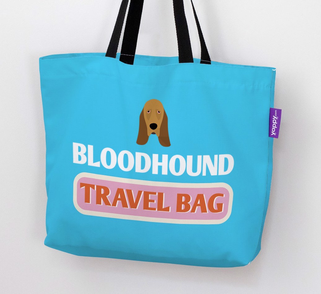 Travel Bag: Personalised {breedFullName} Canvas Bag