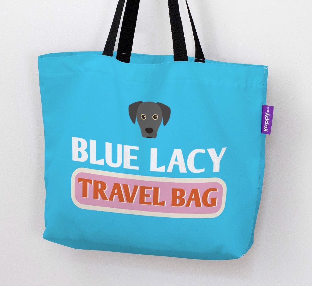 Travel Bag: Personalised {breedFullName} Canvas Bag