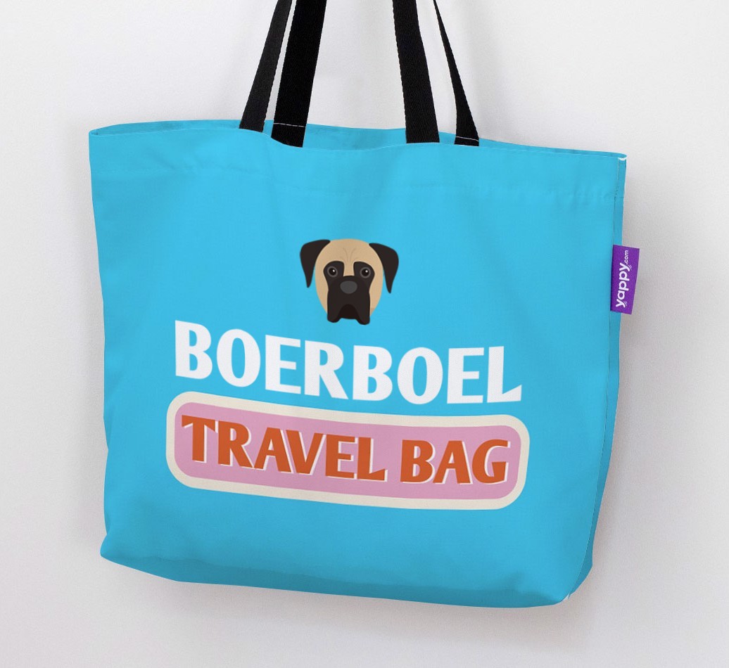 Travel Bag: Personalised {breedFullName} Canvas Bag