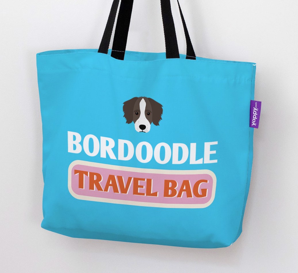 Travel Bag: Personalised {breedFullName} Canvas Bag