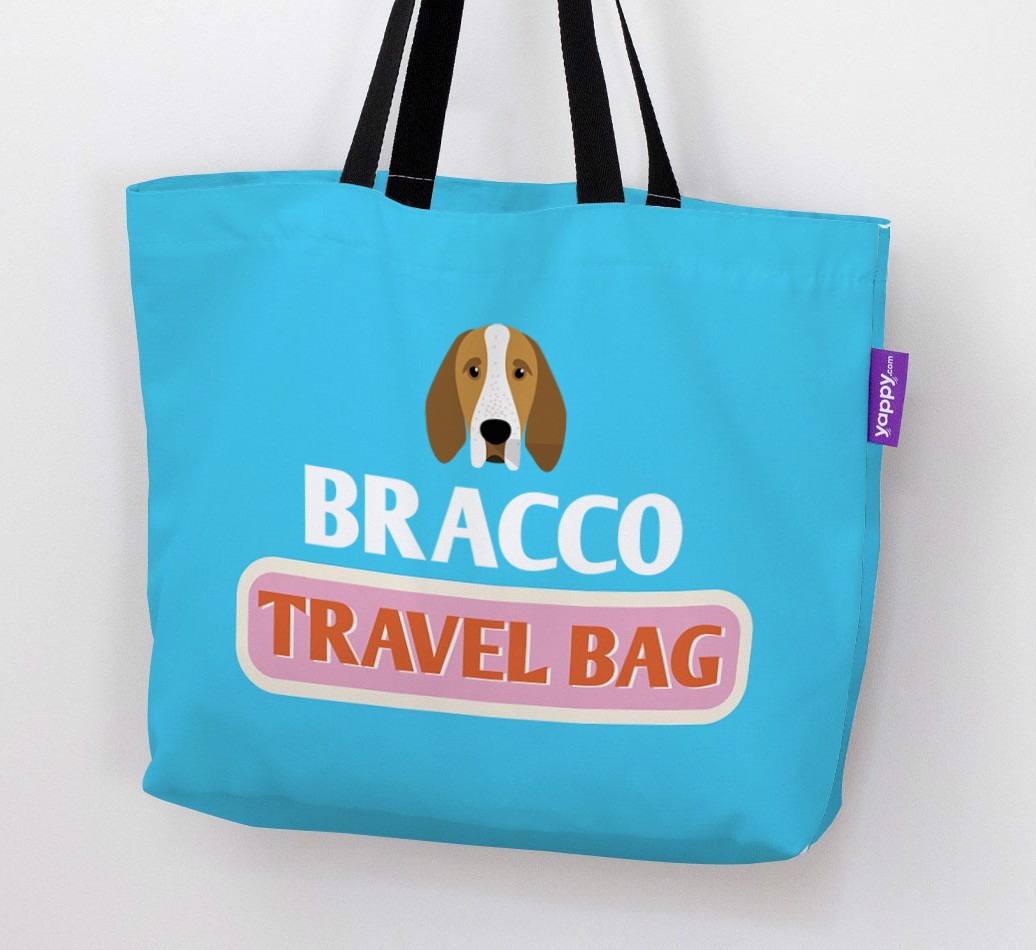 Travel Bag: Personalised {breedFullName} Canvas Bag