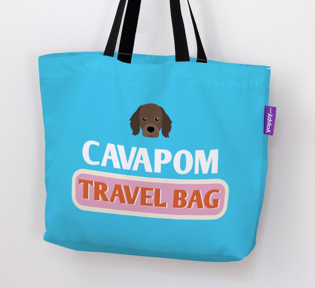 Travel Bag: Personalised {breedFullName} Canvas Bag
