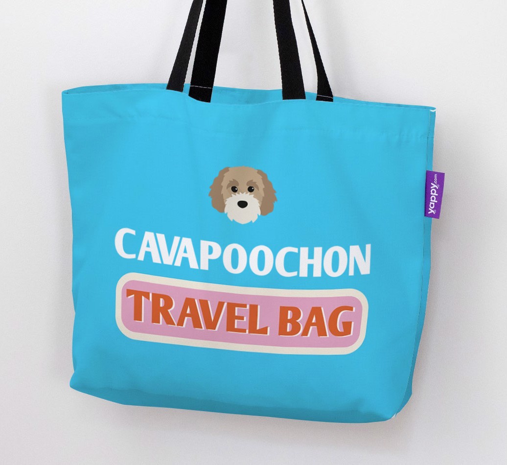Travel Bag: Personalised {breedFullName} Canvas Bag