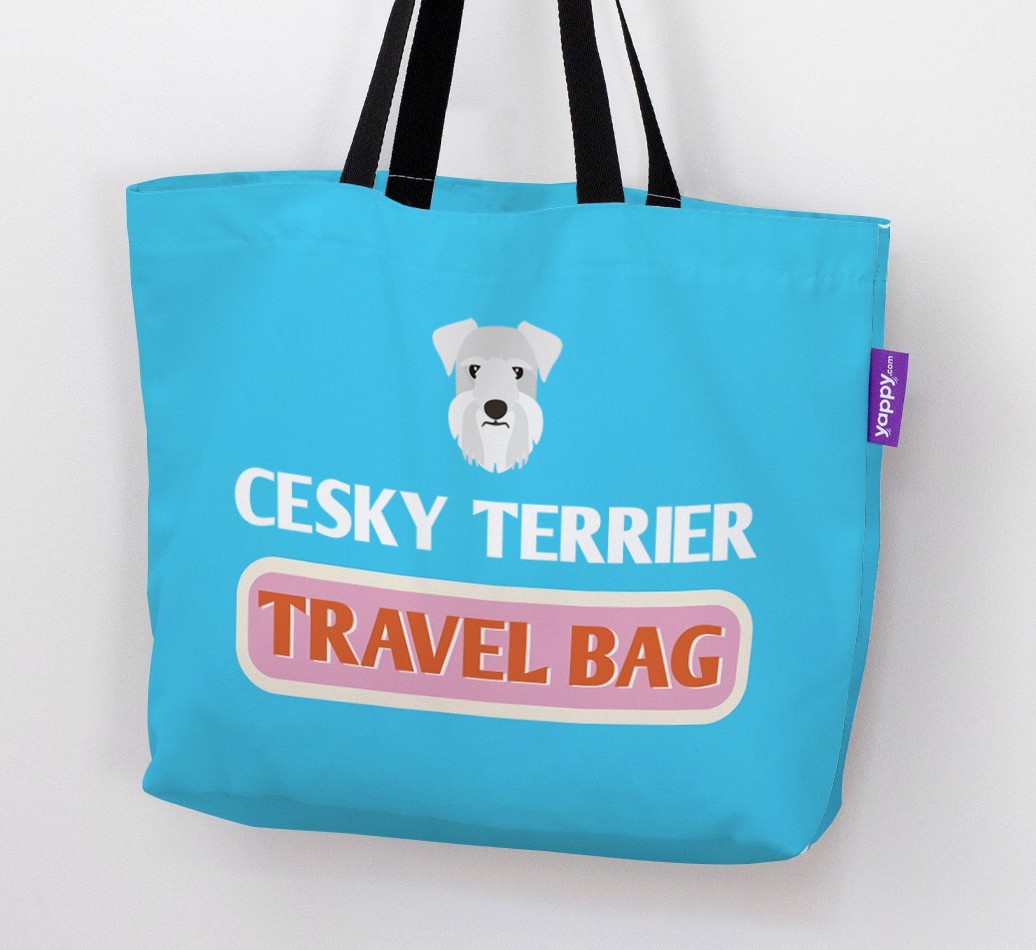 Travel Bag: Personalised {breedFullName} Canvas Bag