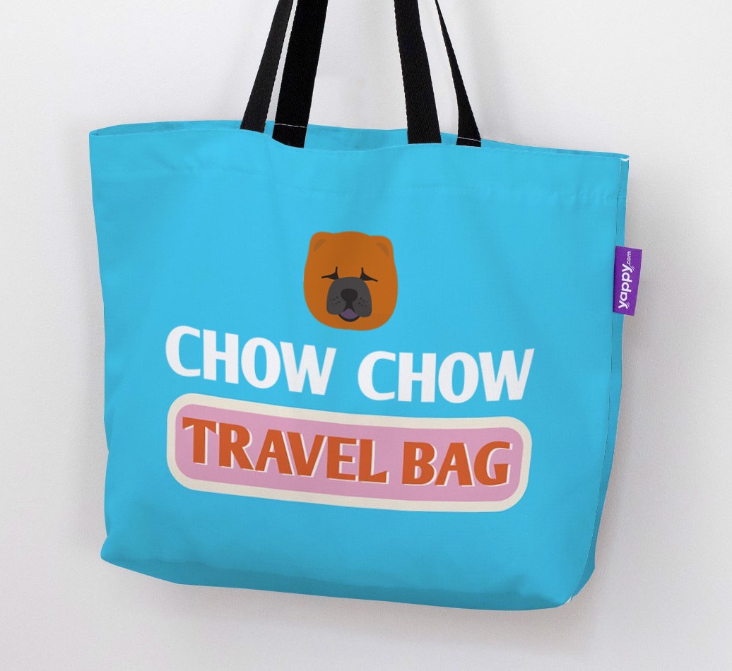 Travel Bag: Personalised {breedFullName} Canvas Bag