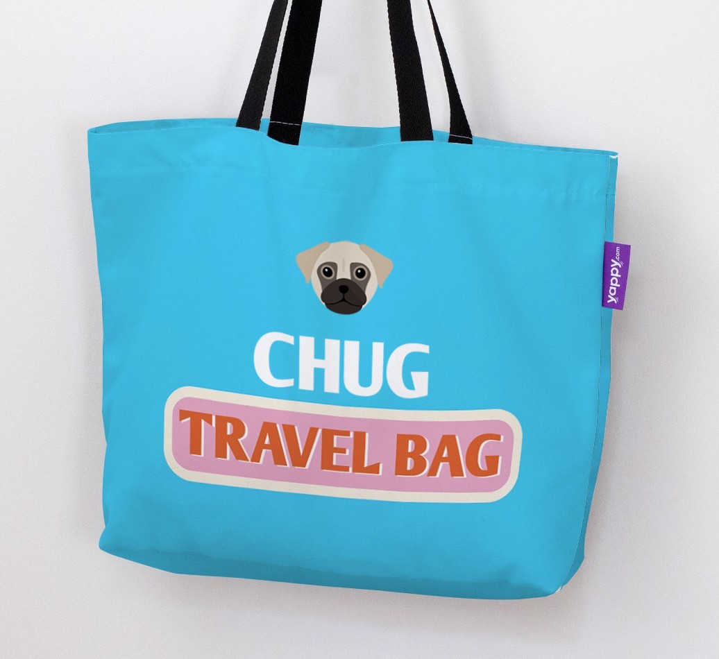 Travel Bag: Personalised {breedFullName} Canvas Bag