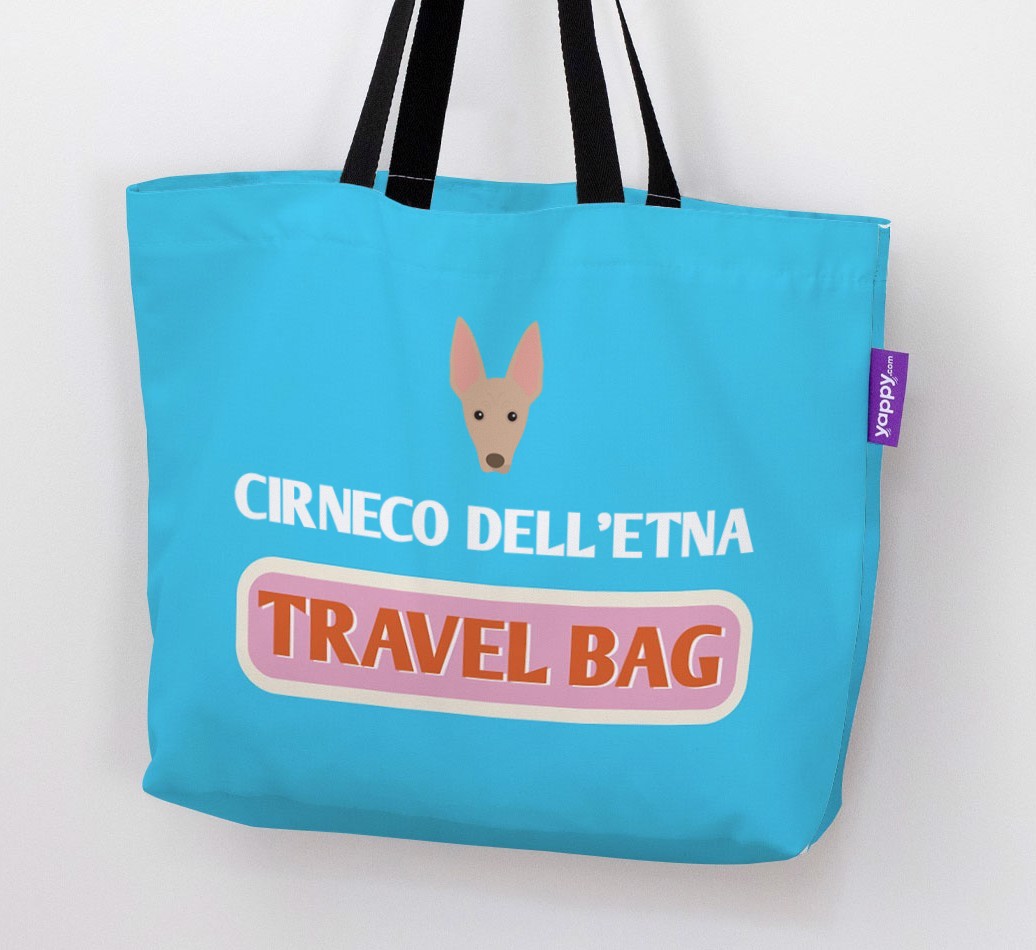 Travel Bag: Personalised {breedFullName} Canvas Bag