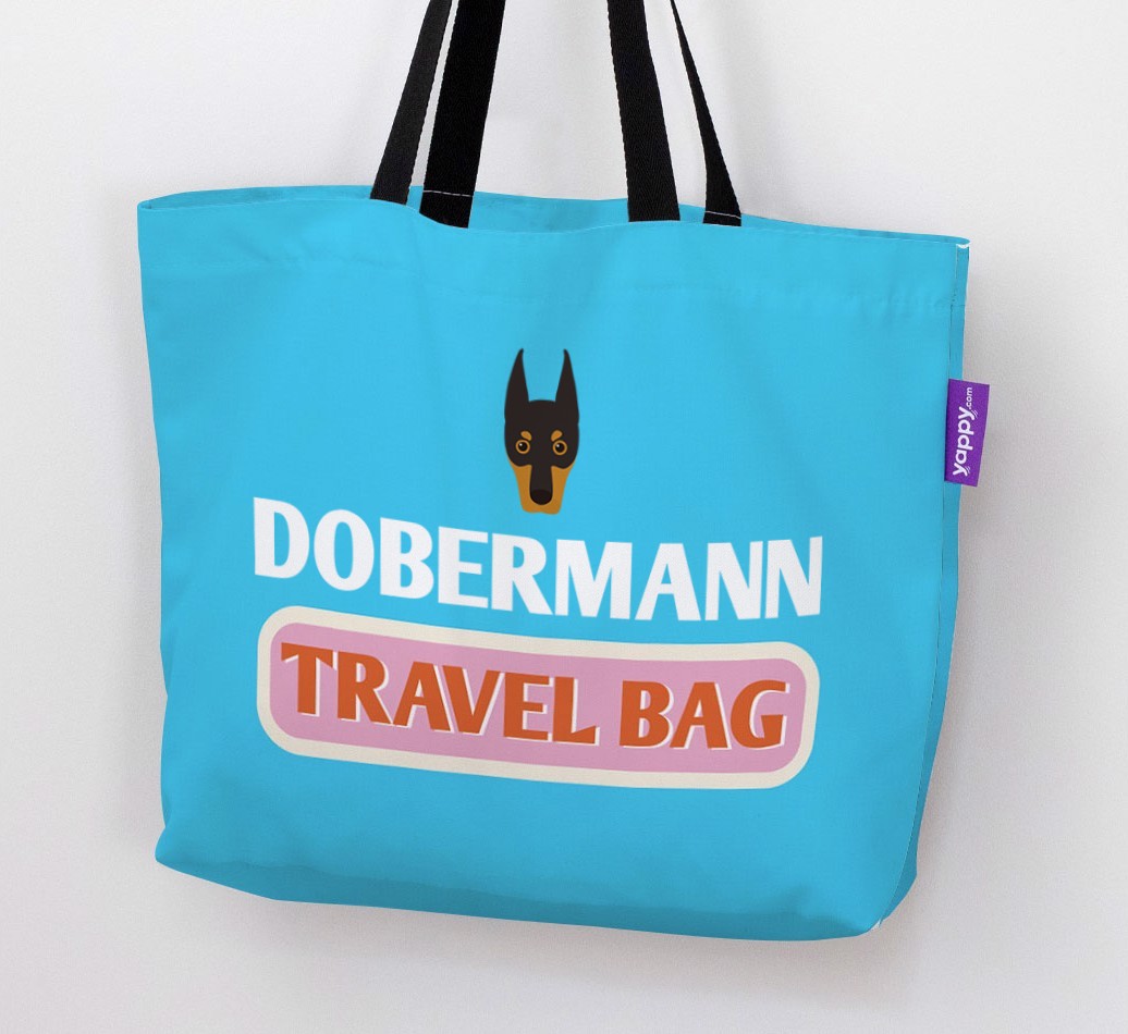 Travel Bag: Personalised {breedFullName} Canvas Bag