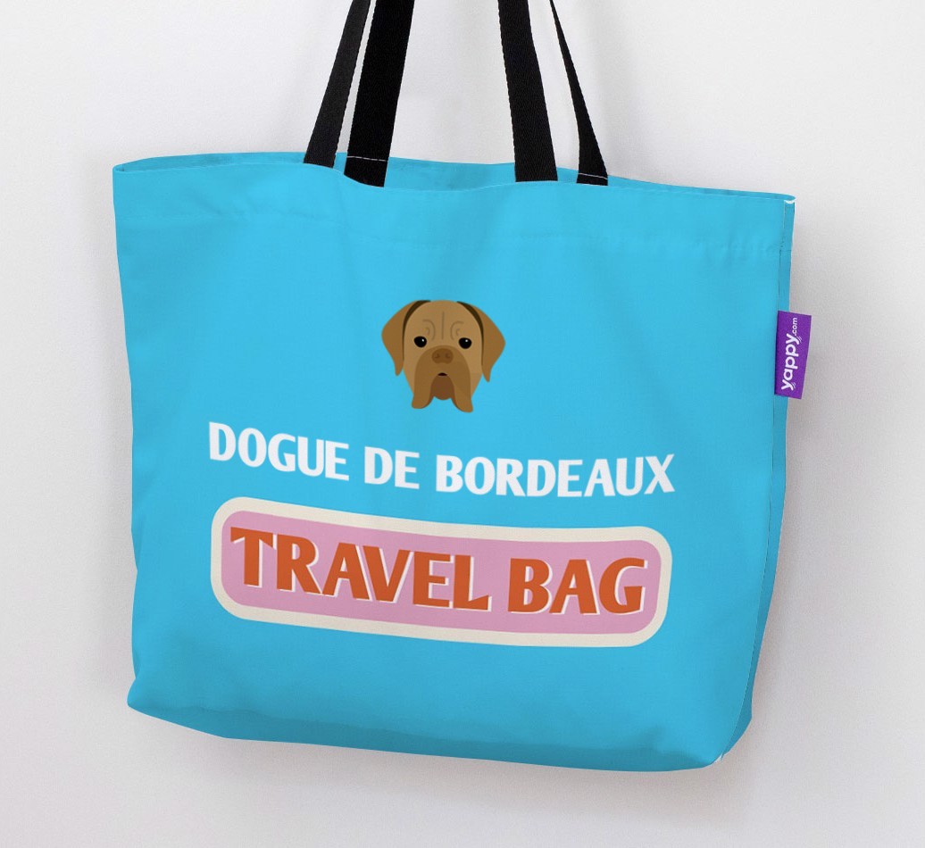 Travel Bag: Personalised {breedFullName} Canvas Bag