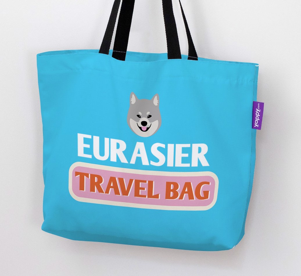 Travel Bag: Personalized {breedFullName} Canvas Bag