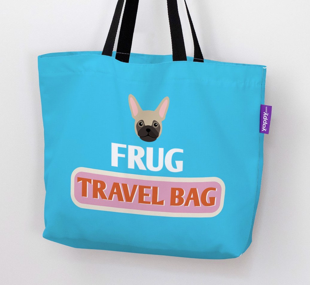 Travel Bag: Personalised {breedFullName} Canvas Bag