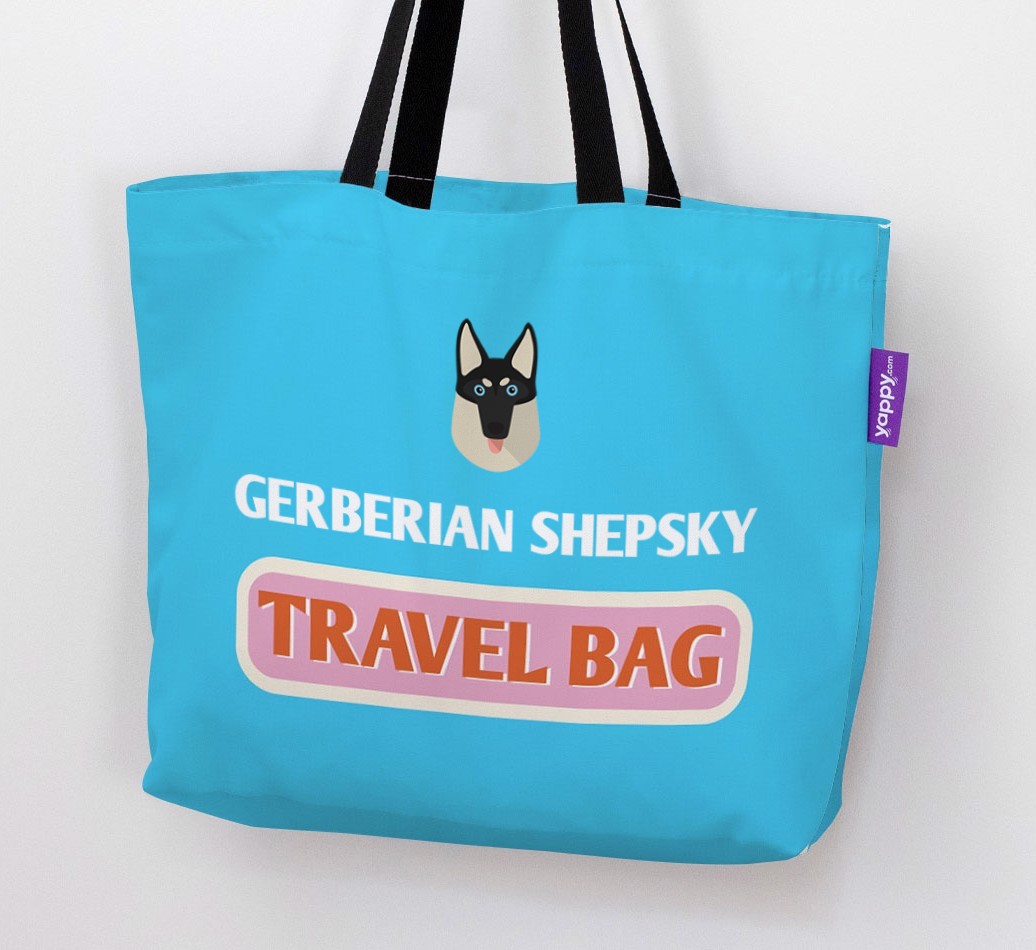 Travel Bag: Personalised {breedFullName} Canvas Bag