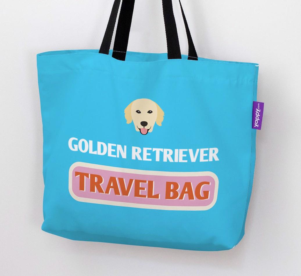 Travel Bag: Personalised {breedFullName} Canvas Bag