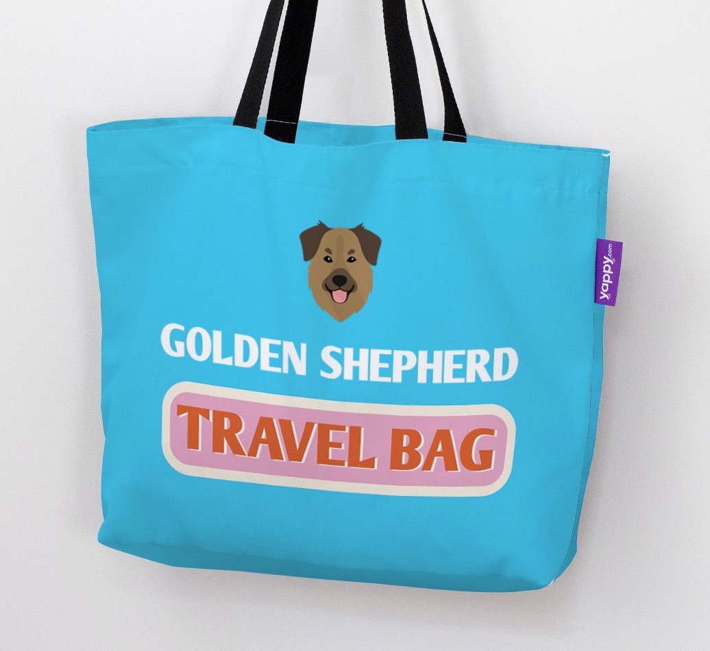 Travel Bag: Personalised {breedFullName} Canvas Bag