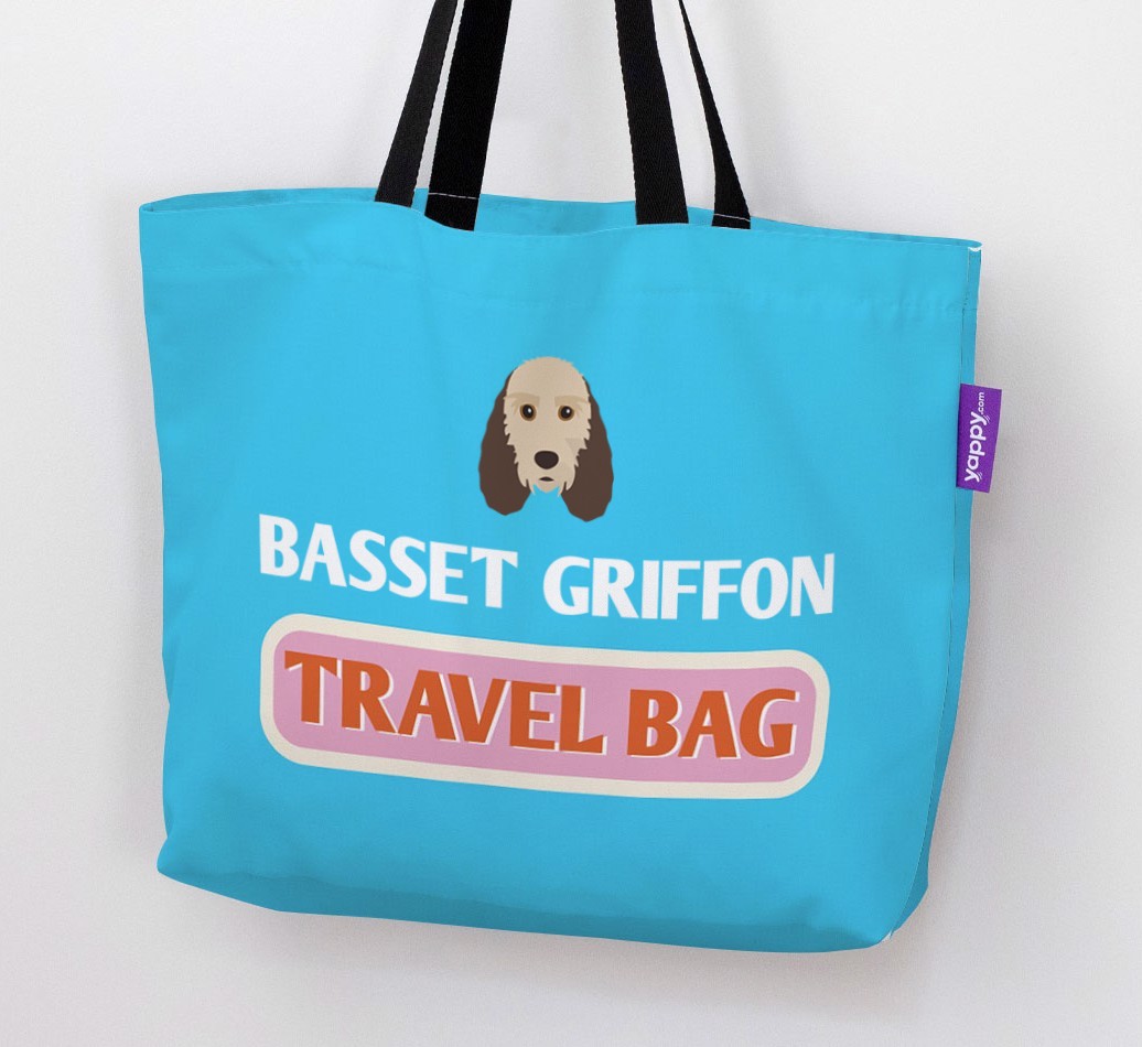 Travel Bag: Personalised {breedFullName} Canvas Bag