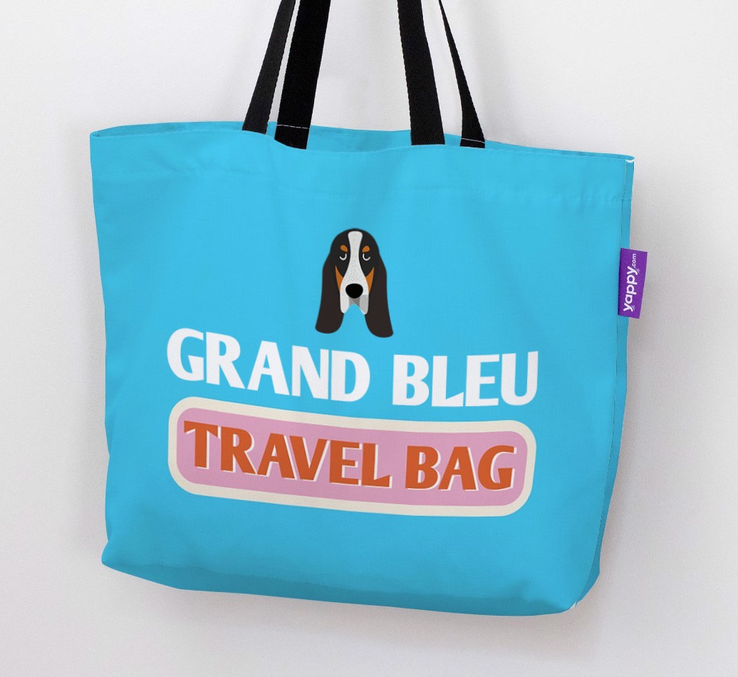 Travel Bag: Personalised {breedFullName} Canvas Bag
