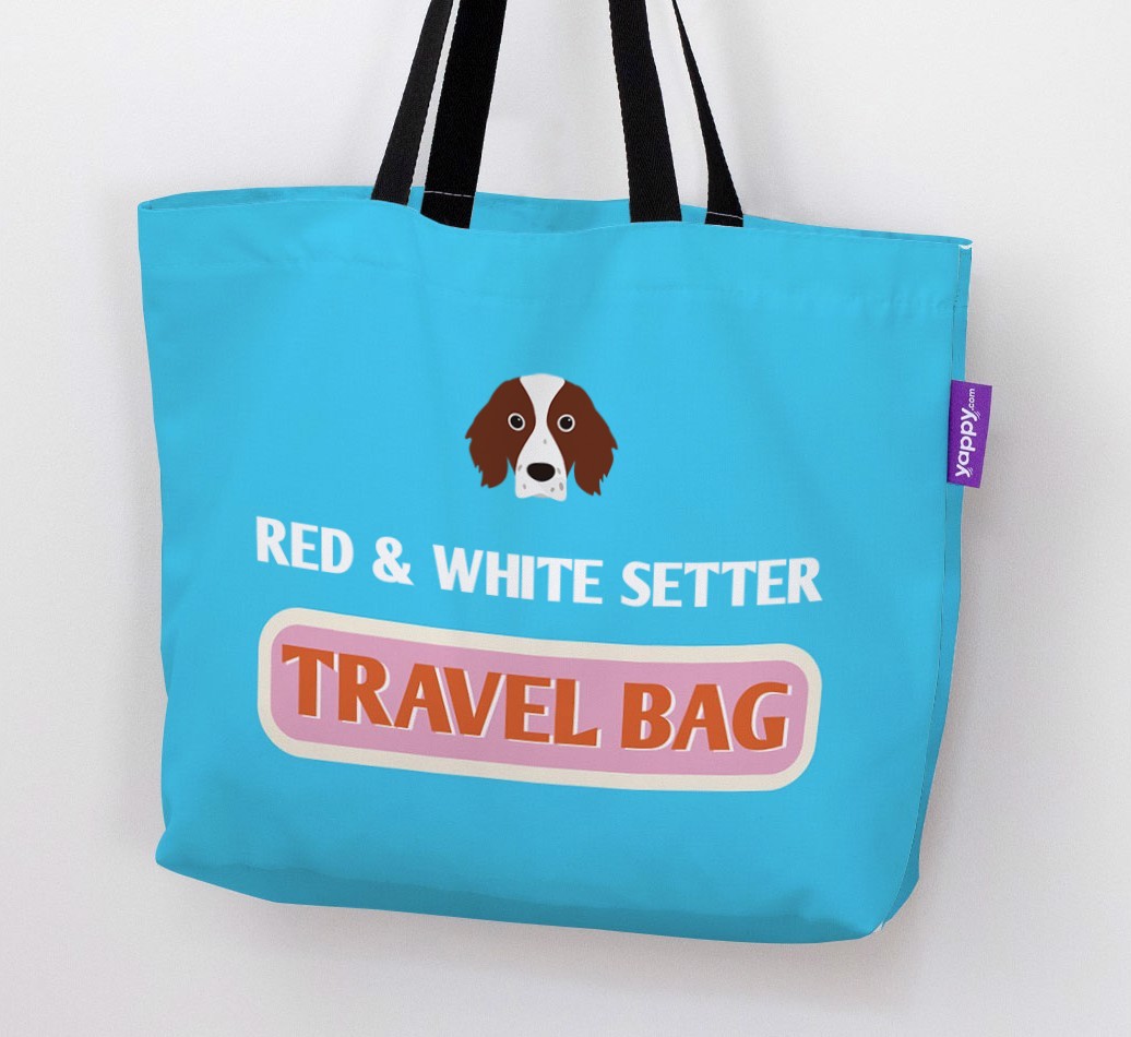 Travel Bag: Personalised {breedFullName} Canvas Bag