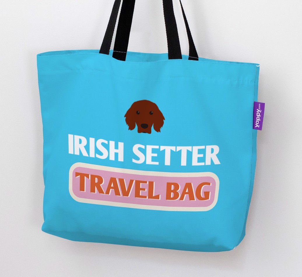 Travel Bag: Personalized {breedFullName} Canvas Bag