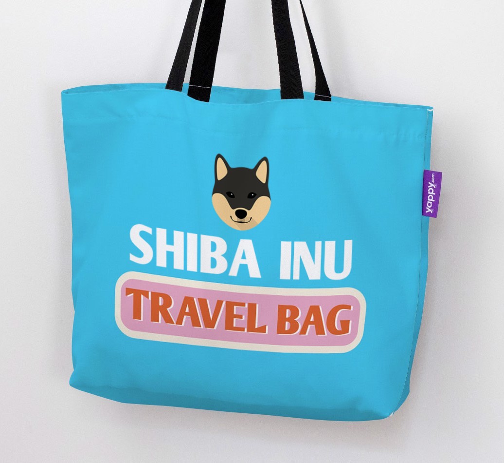 Travel Bag: Personalized {breedFullName} Canvas Bag