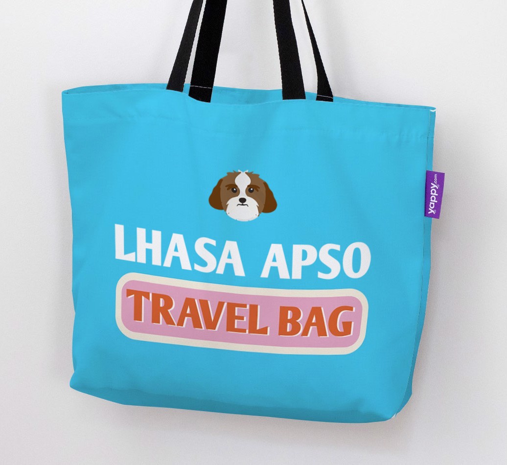 Travel Bag: Personalised {breedFullName} Canvas Bag