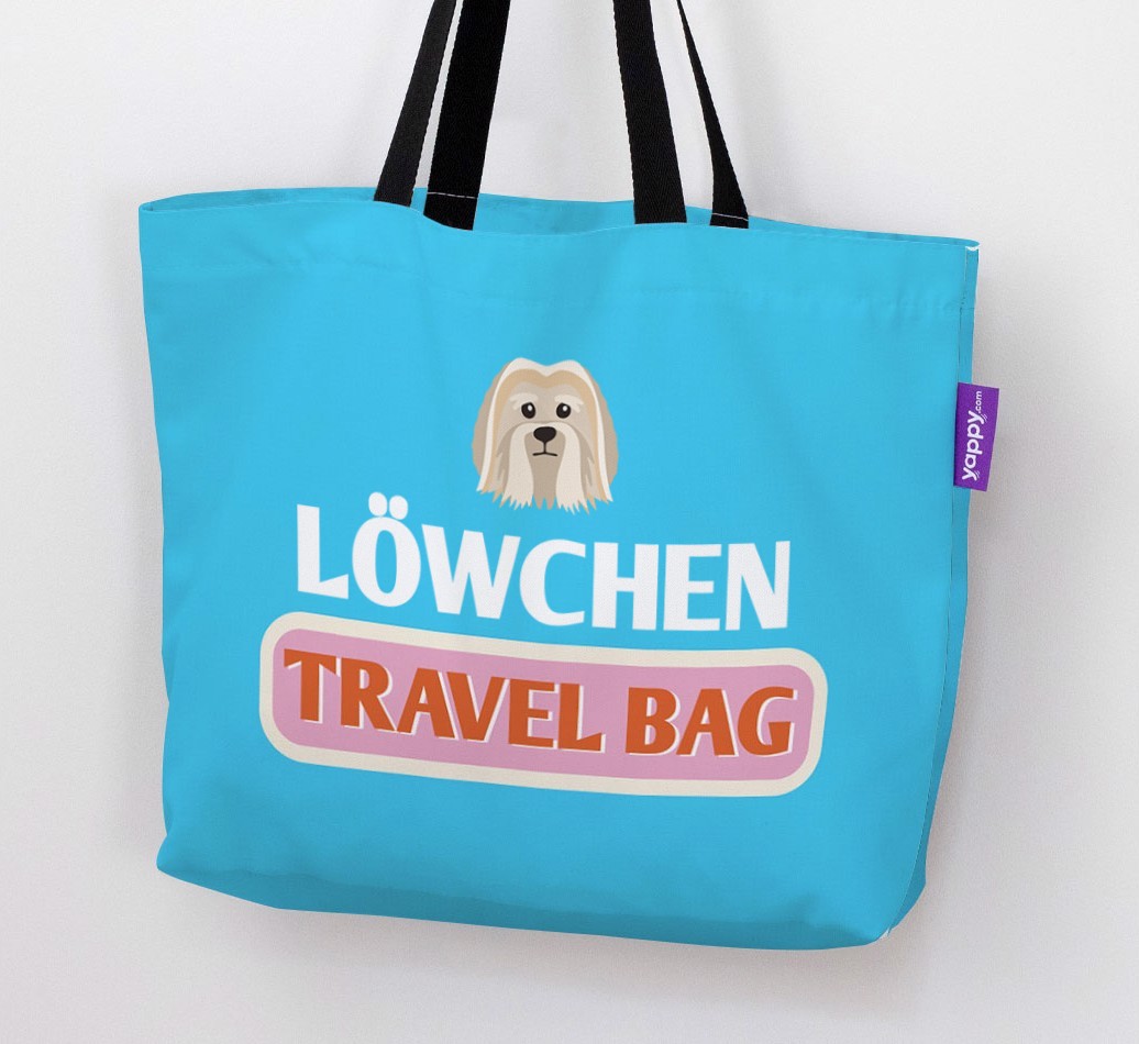 Travel Bag: Personalised {breedFullName} Canvas Bag