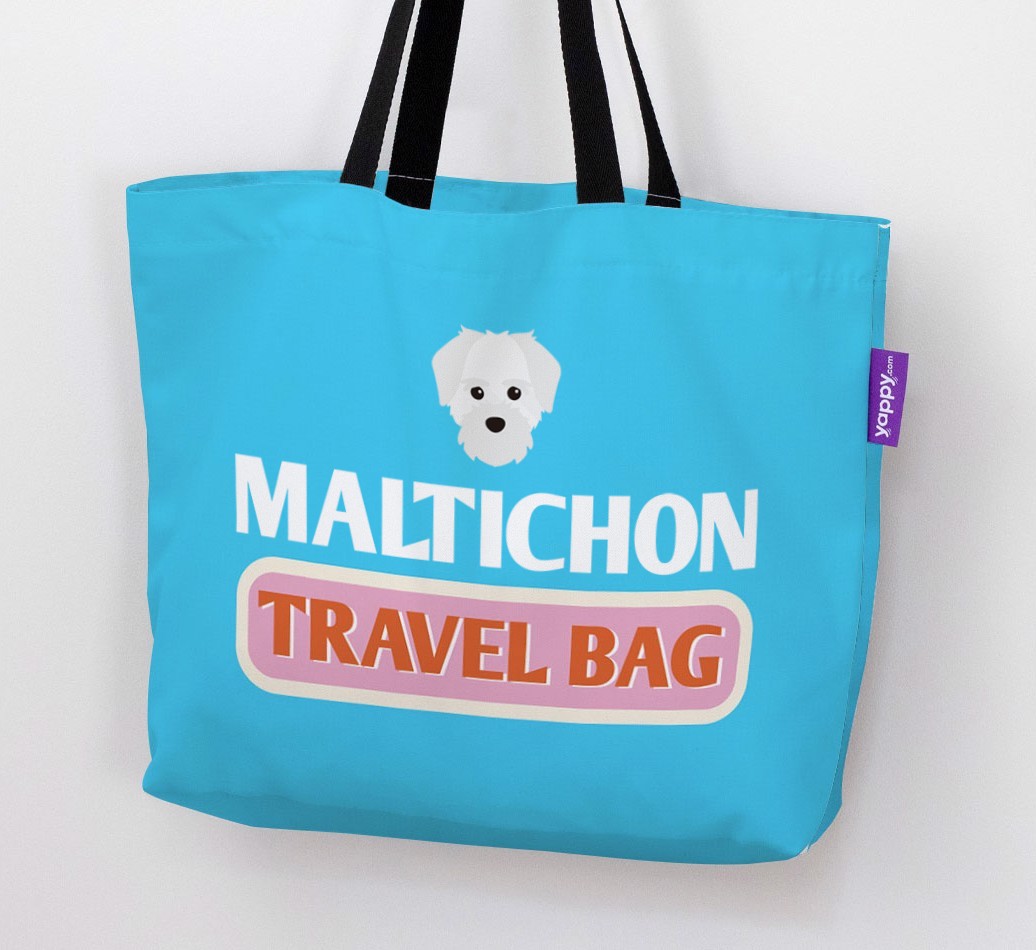 Travel Bag: Personalised {breedFullName} Canvas Bag