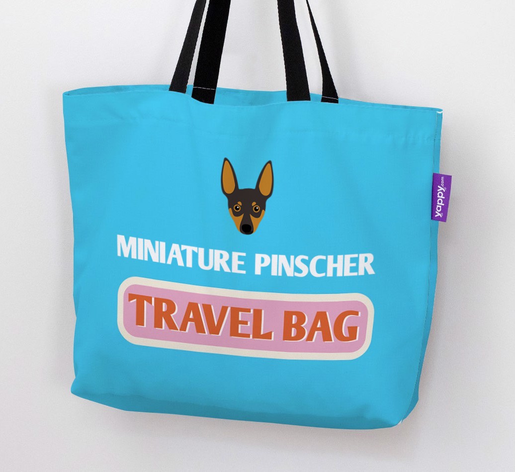 Travel Bag: Personalised {breedFullName} Canvas Bag